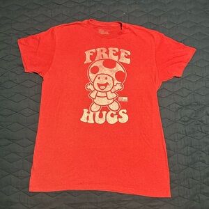 Red Nintendo Super Mario T-Shirt